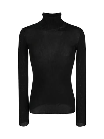Helvetica Logo Turtleneck Sweater