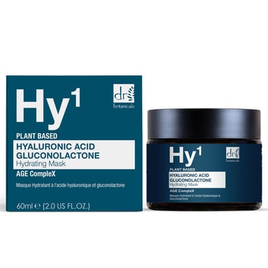 Dr. Botanicals Advanced Hyaluronic Acid 1% & Gluconolactone Mask 60ml for Dryness, Fine Lines, Wrinkles