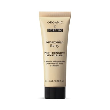 Organic & Botanic Amazonian Berry Anti-Ageing Day Moisturiser 15ml for Fine Lines, Wrinkles, Dryness