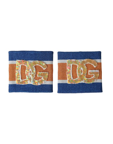 Sequin Logo Leg Warmers