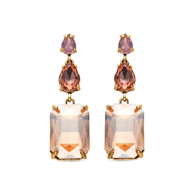 Luxenter Kiop earrings finished in 18k yellow gold