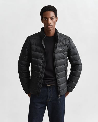 Light Down Padded Jacket in Black