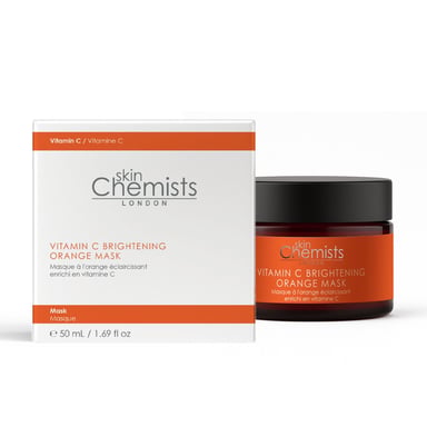 skinChemists Vitamin C Brightening Orange Mask 50ml for Brightening, Dark Spots, Dullness