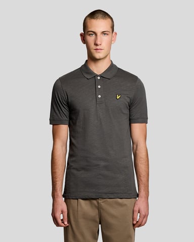 Fijn Katoen Slub Polo Shirt