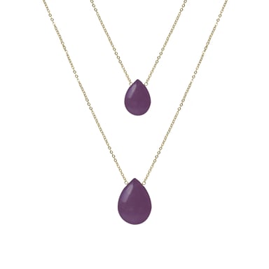 Luxenter Abelia Necklace finished in 18 Kts Yellow Gold