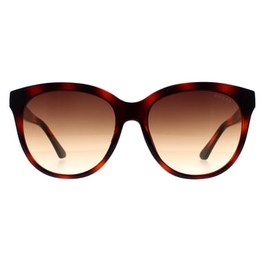 Guess Round Womens Blonde Havana Brown Gradient GU7850