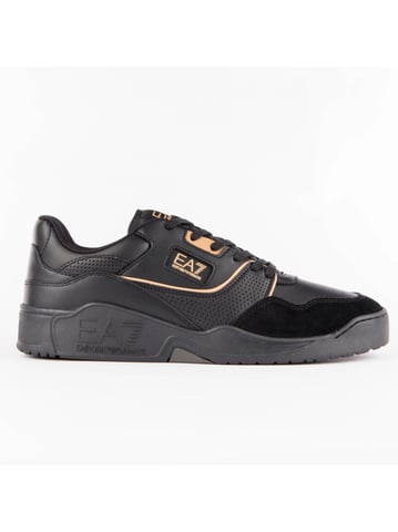 EA7 Men's Sneakers with Logo Patch
