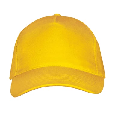 SOLS Long Beach 5 Panel Baseball Cap (Gold)