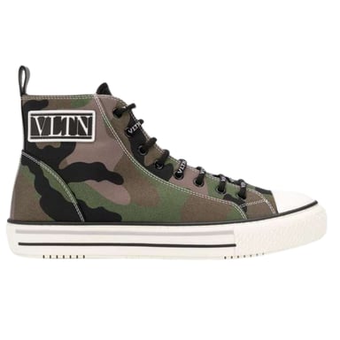 Valentino Camo Gröna Skor Herr