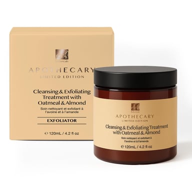 Dr. Botanicals Cleansing & Exfoliating Anti-Ageing Treatment with Oatmeal & Almond 120ml for Cleansing, Exfoliating