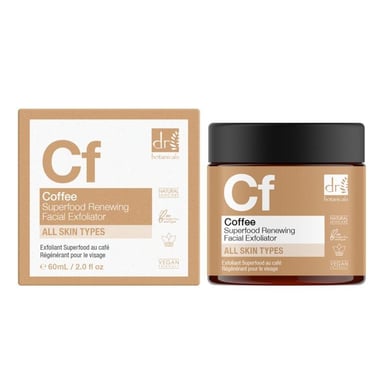 Dr. Botanicals Koffie-vernieuwende anti-aging gezichtsscrub 60 ml