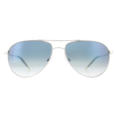 Oliver Peoples Zonnebril Benedict 1002 5241/3F Zilver Chrome Sapphire VFX