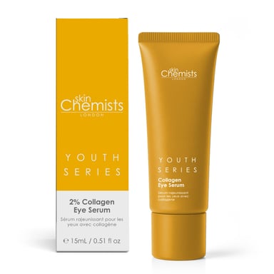 skinChemists Advanced 2% Collagen Anti-Ageing Eye Serum 15ml for Loss of Firmness, Fine Lines, Wrinkles