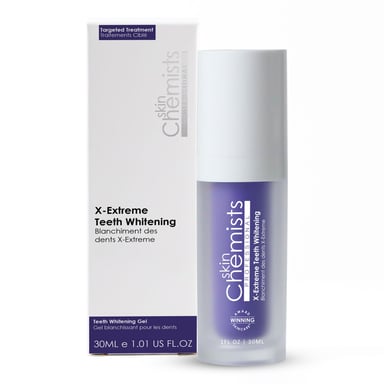 skinChemists X-Extreme Teeth Whitening Toothpaste 30ml for Whitening, Stain Removal, Fresh Breath