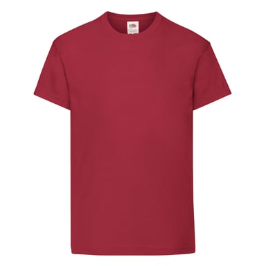 Fruit of the Loom Childrens/Kids Original T-Shirt (Brick Red)