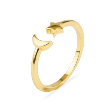 Luxenter Onsah ring, 18k yellow gold finish