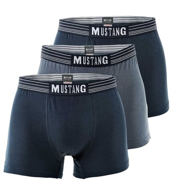 Mustang Retroshorts True Denim 3Er Pack Boxer Shorts