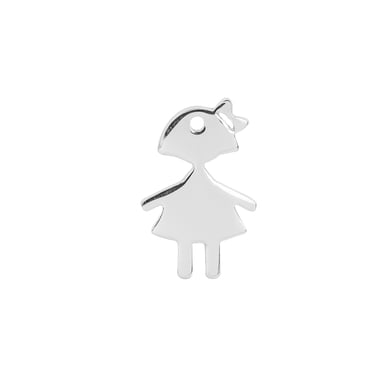 Girl Finished in Rhodium