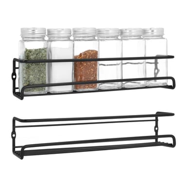 QUVIO Kruiden plank set van 2 metaal -