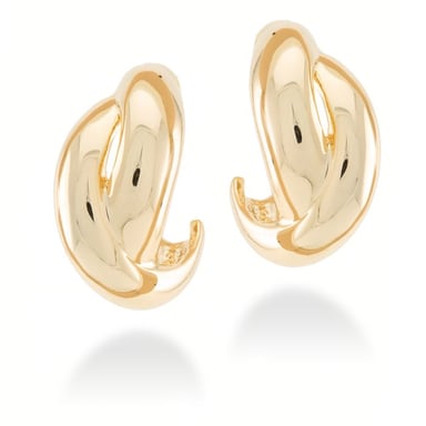 Luxenter Zunduri Earrings 18 Kts Yellow Gold Finish