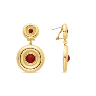 Luxenter Orche earrings finished in 18k yellow gold