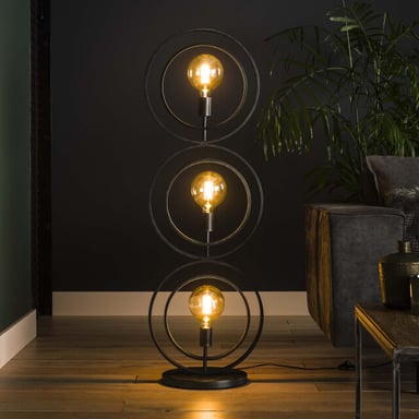 Hoyz Hoyz industrieel vloerlamp 3 lampen turn around -