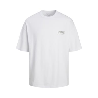Jack & Jones Tee SS Santorini Oversize Fit Tee White