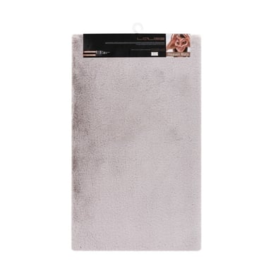 Muratap Heaven vacht badmat fluffy hoogpolig soft touch effen grijs- 40x60 cm