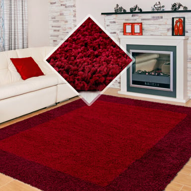 Muratap Basic shaggy kader vloerkleed hoogpolig- 300x400 cm