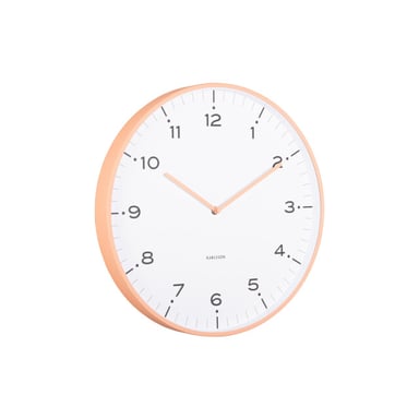 Karlsson wandklok circus rings peach orange- Ø40cm