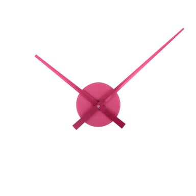Karlsson wandklok little big time mini metallic metallic dark pink- Ø41cm