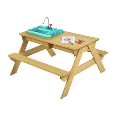 TP Toys Wood kinder picknick tafel met waterbak