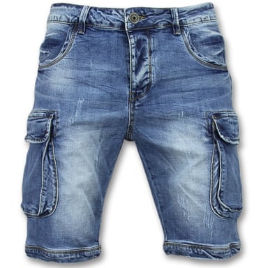 Enos Korte spijkerbroek shorts spijker
