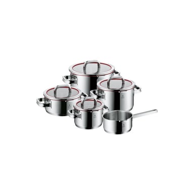 WMF Function 4 kookpannenset 5-delig rvs -rood copy