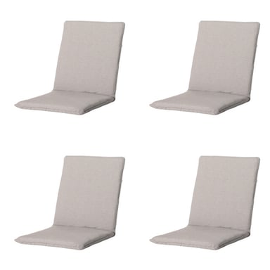 Madison stapelstoelkussen napels ca. 97x49 cm set van 4