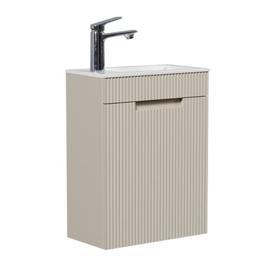Badplaats Toiletmeubel thermis 40 x 22 cm - fonteinmeubel met witte