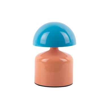 Leitmotiv tafellamp funky impetu led peach orange & aqua blue
