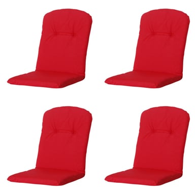 Madison Kussen kuip hoog panama red 45x96 - 4 stuks