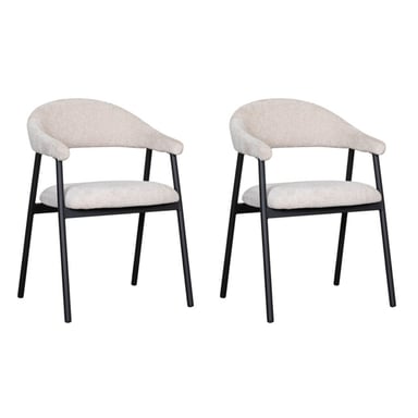 Label51 Eetkamerstoel amaze naturel elite set van 2