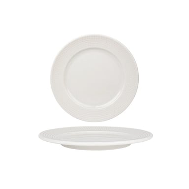 Bonna Dinerbord pure dot porselein 27 cm set van 6