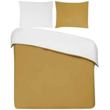 DoubleDry Dekbedovertrek 100% percal katoen lits jumeaux 240x200/220 cm + 2