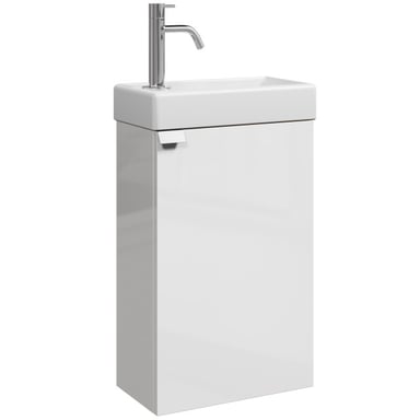 Badplaats Toiletmeubel apollo 40 x 22 cm hoogglans fonteinmeubel met