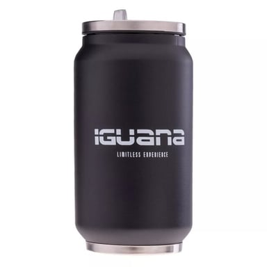 Iguana Urban logo roestvrijstalen waterfles