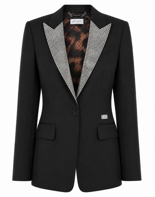 Single Breasted Fit Blazer Crystal Strass - Image 1
