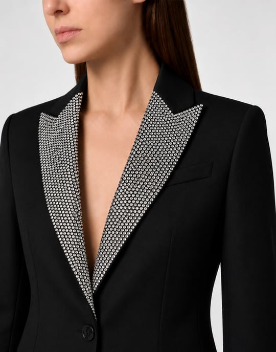 Single Breasted Fit Blazer Crystal Strass - Image 2