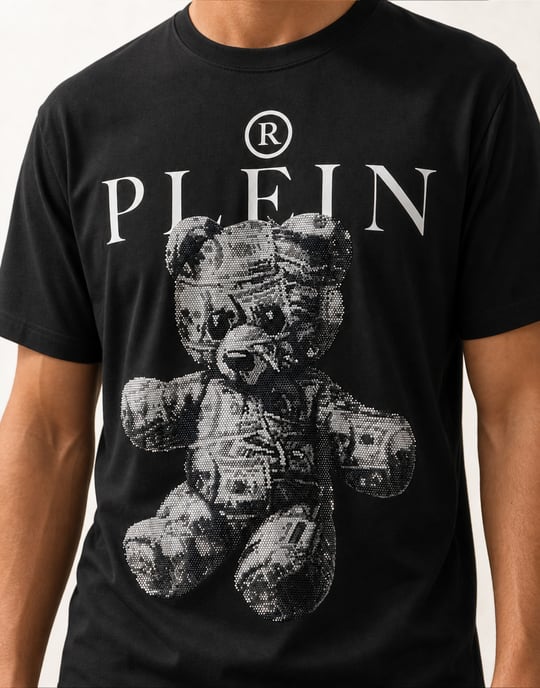 T-Shirt Med Rund Hals Och Kort Ärm Teddy - Image 3