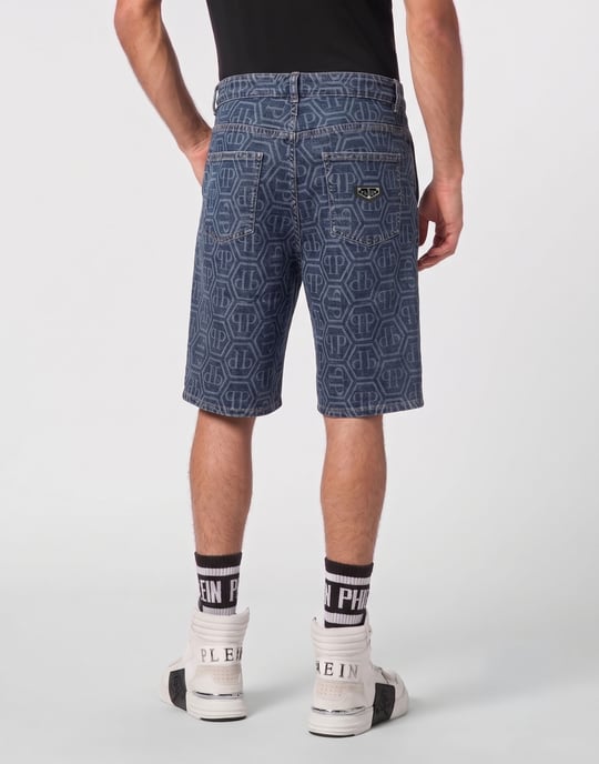 Denim Shorts Fermentera Monogram - Image 4