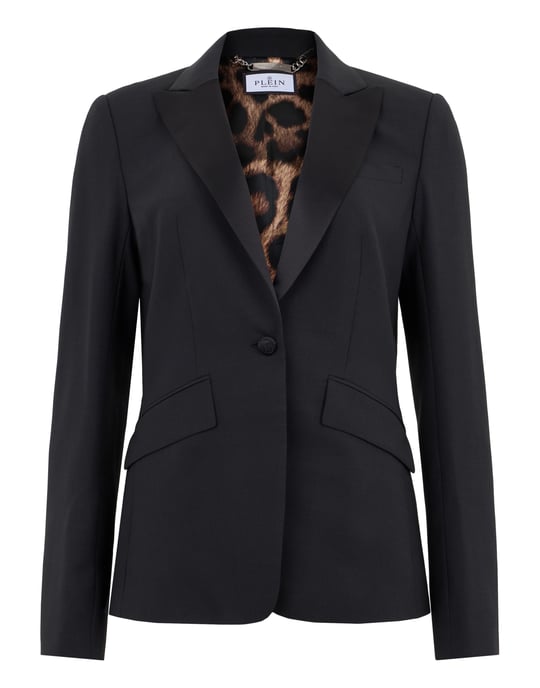Single Breasted Fit Blazer Skull - Image 1