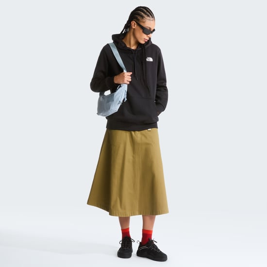 Womens Simple Dome Regular Hoodie TNF - Image 2