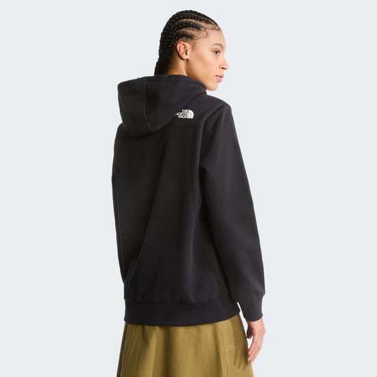 Womens Simple Dome Regular Hoodie TNF - Image 4